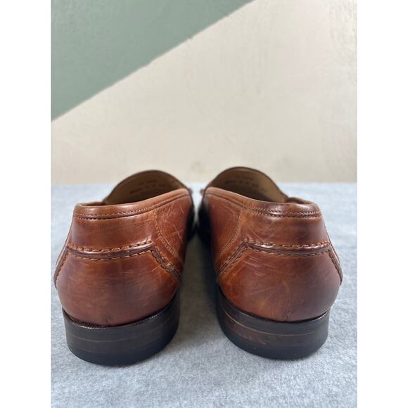Johnston & Murphy Loafer Shoes Men\'s Size‎ 9M Brown Leather Tassel Formal Office main image 4